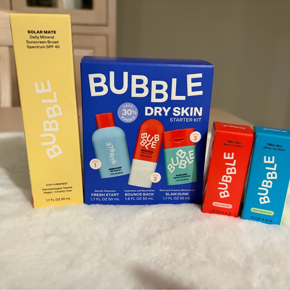NWT Bubble Skincare bundle!!